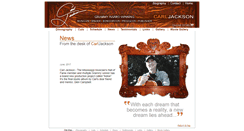Desktop Screenshot of carljackson.net